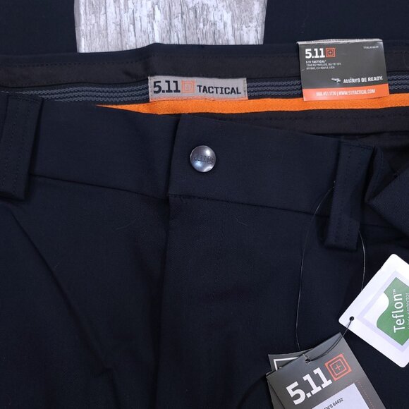 5.11 Tactical Pants Women’s 20 Navy PDU Class A Flex-Tac Wool Blend Unhemmed - Picture 6 of 10